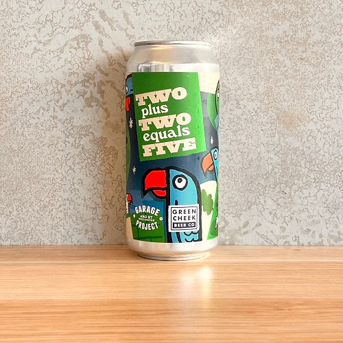 Garage Project x Green Cheek Beer Co Two Plus Two Equals Five - DDH Hazy Triple IPA