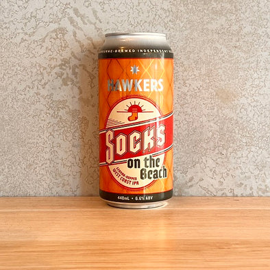 Hawkers Socks On The Beach - German-Hopped West Coast IPA