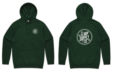 'Hop Supply Co Logo' Hood Forest Green