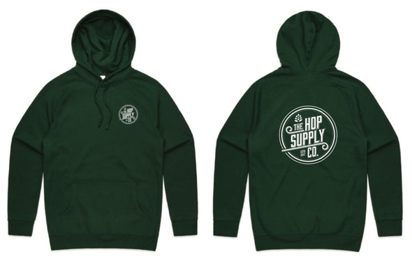 'Hop Supply Co Logo' Hood Forest Green