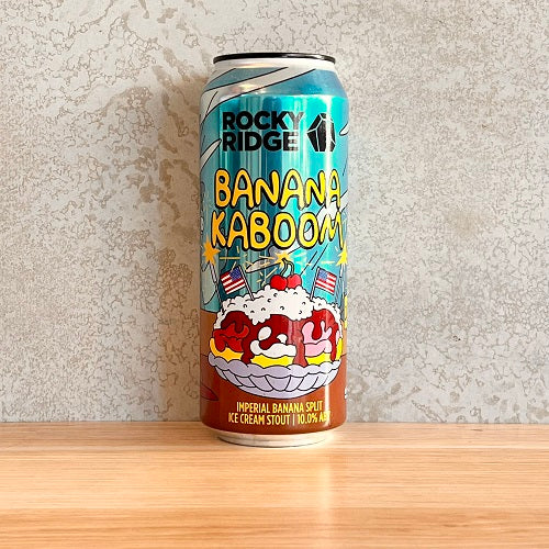 Rocky Ridge Banana Kaboom - Imperial Banana Split Ice Cream Stout