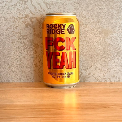 Rocky Ridge FCK YEAH - Pineapple, Guava & Orange Hazy IPA