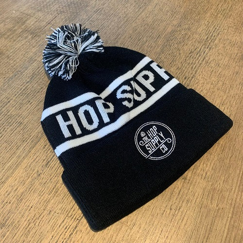 Hop Supply Co Black & White Beanie